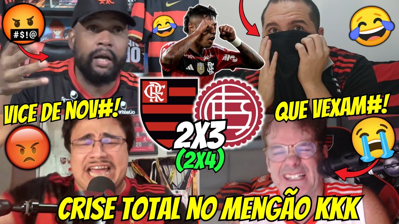 🤬REAÇÕES DOS FLAMENGUISTAS COM O VICE DA RECOPA | REACT FLAMENGO 2X3 LANÚS VAMOS RIR KK