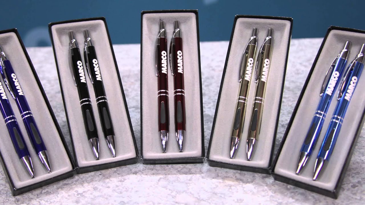 Promotional Writing Instruments - Vienna Pen & Pencil Set - MARCO