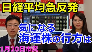 日経平均急反発　気になる海運株の行方は（市況放送【毎日配信】）