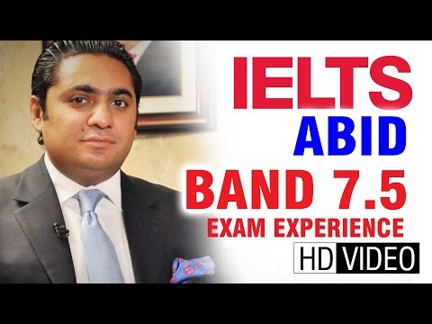 IELTS Cast  Abid   Band 7.5 | Safna's IELTS Coaching