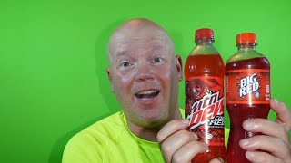 Mountain Dew Code Red vs Big Red Soda