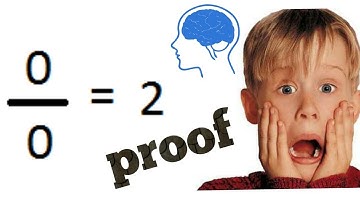 0/0=2 proof (zero divided by zero equal to two)...in mathematics