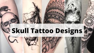 30 Skeleton tattoo design | Skull tattoo designs | Simple skull tattoo - Lets style buddy