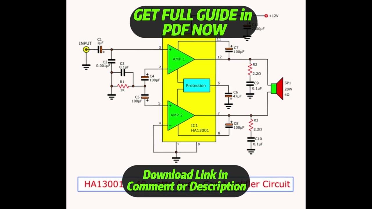 [DIAGRAM] High Power Audio Amplifier Schematic Wiring Diagra - YouTube