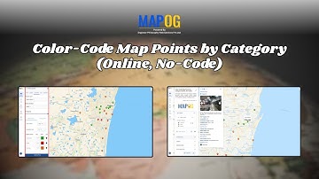 Color-Code Map Points by Category (Online, No-Code) #trending #viral #video #tech #colorcode #nocode