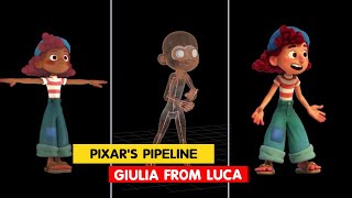 Luca | Giulia from Luca | Pixar's Pipeline |@3DAnimationInternships