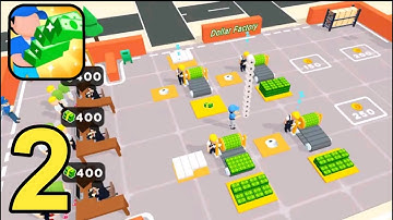 Dollar Inc - Gameplay Walkthrough Part 2 - New Worker ( Android, iOS )