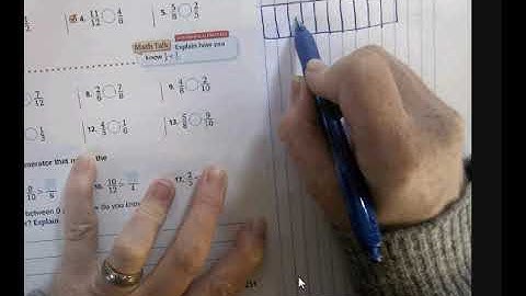 6.6 COMPARING FRACTIONS USING BENCHMARKS