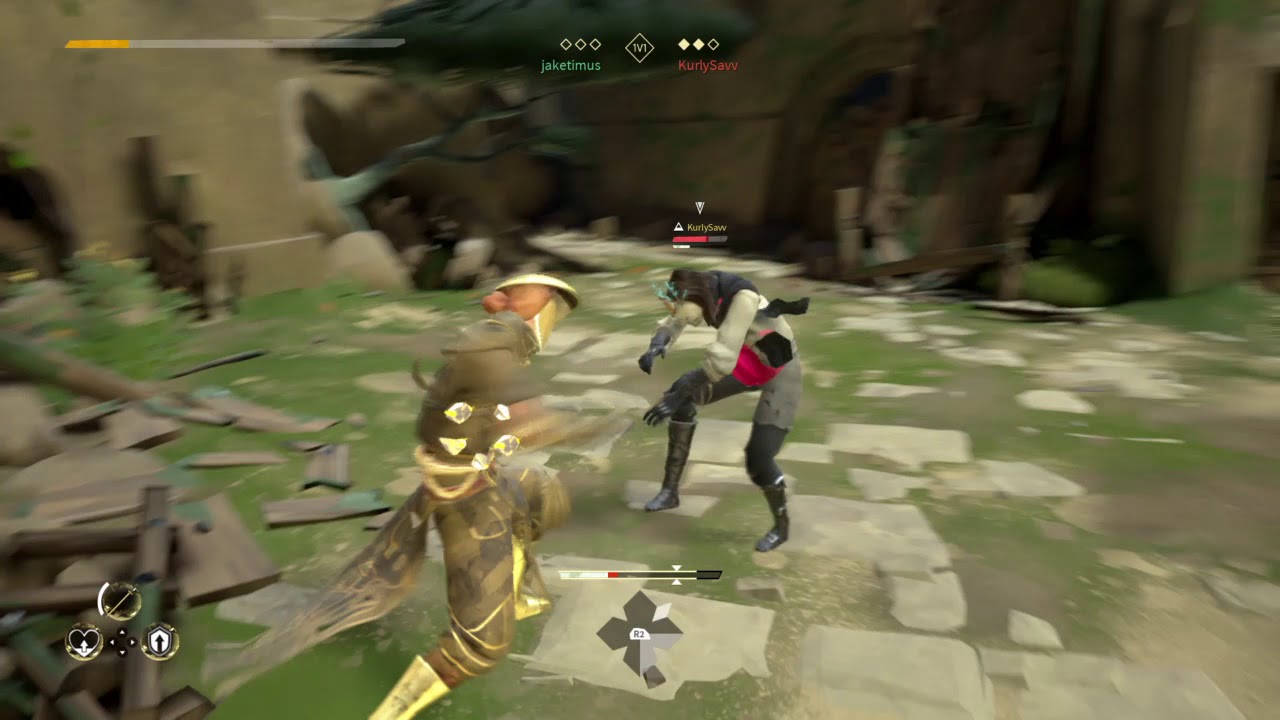 300 IQ feint play vs some noob