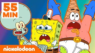Spongebob | SATU JAM Momen Terbaik Seri 9 BAGIAN 1 | Nickelodeon Bahasa