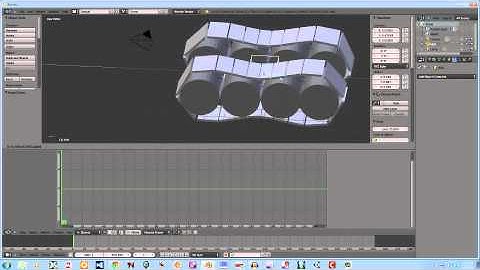 Tank Tracks Build and Rigging Tutorial - Blender v2.69