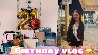 My 21st birthday vlog!! + gifts I got 💗