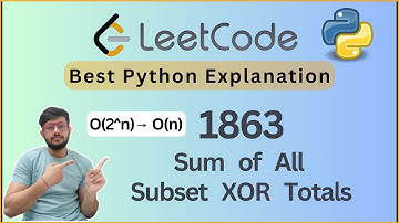 Leetcode 1863. Sum of All Subset XOR Totals | DFS + Bitwise Optimization | Python Explanation