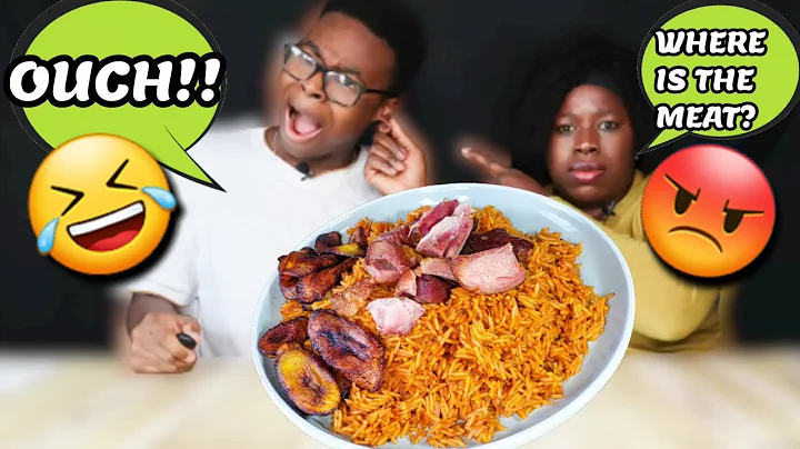 MY SON STOLE ALL THE MEAT WHEN I WAS PRAYING MUKPRANK|JOLLOF RICE, TURKEY AND PLANTAIN MUKBANG
