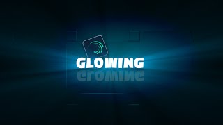 Glowing Light Text Effect in Alight Motion