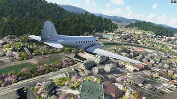 Microsoft flight simulator 2020 - Spring Season - Japan