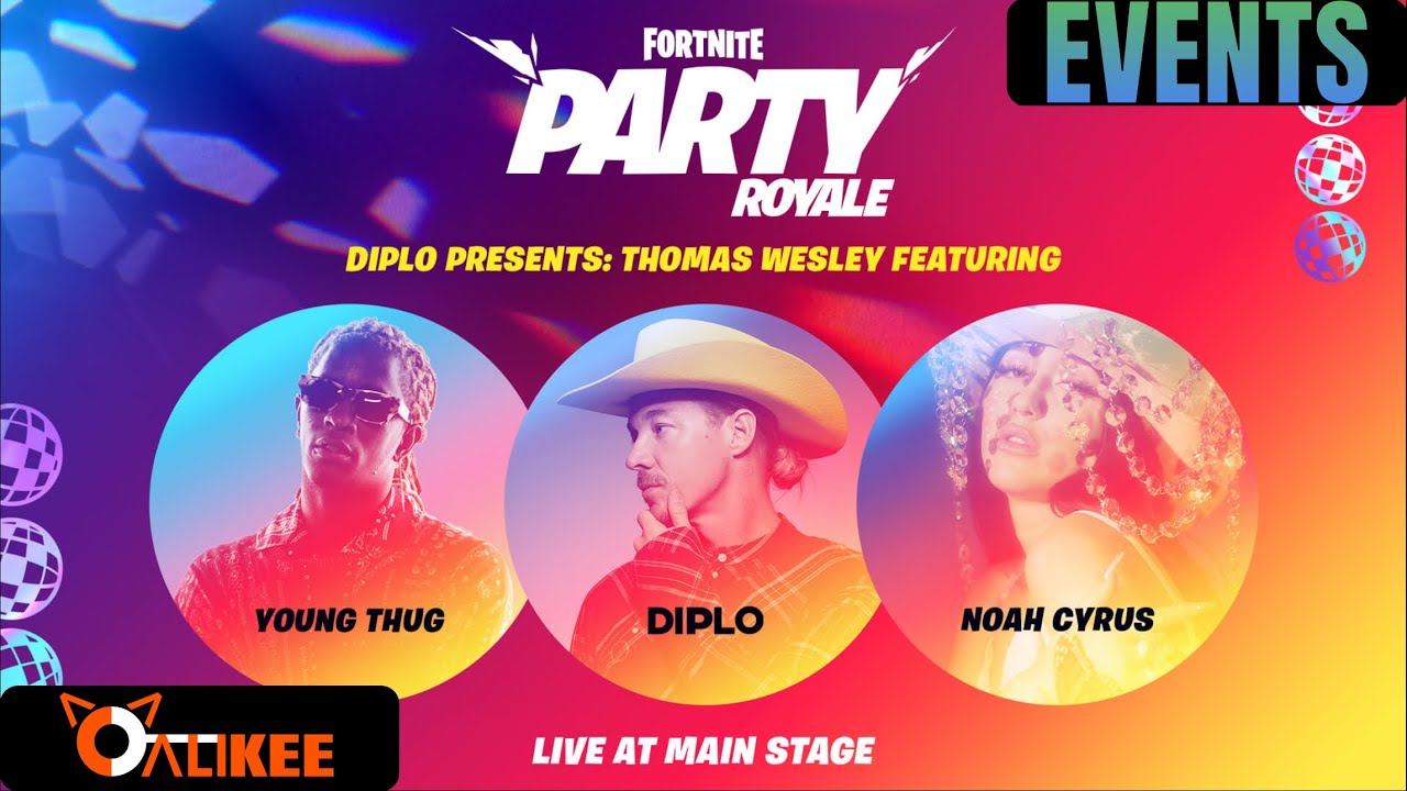 Fortnite Live Event: Thomas Wesley | Featuring: Young Thug - Diplo - Noah Cyrus