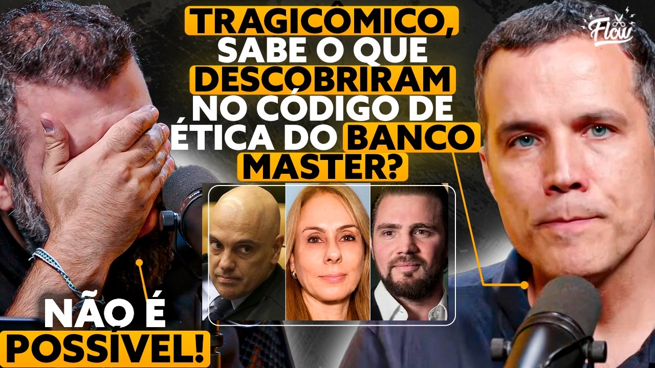 A PIADA JÁ VEM PRONTA: O que passou DESPERCEBIDO sobre o caso BANCO MASTER [com Felipe Moura Brasil]