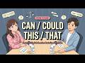 How to use: Can/Could, This/That, These/Those, There Is/There Are,A/An/The, Some/Any in English
