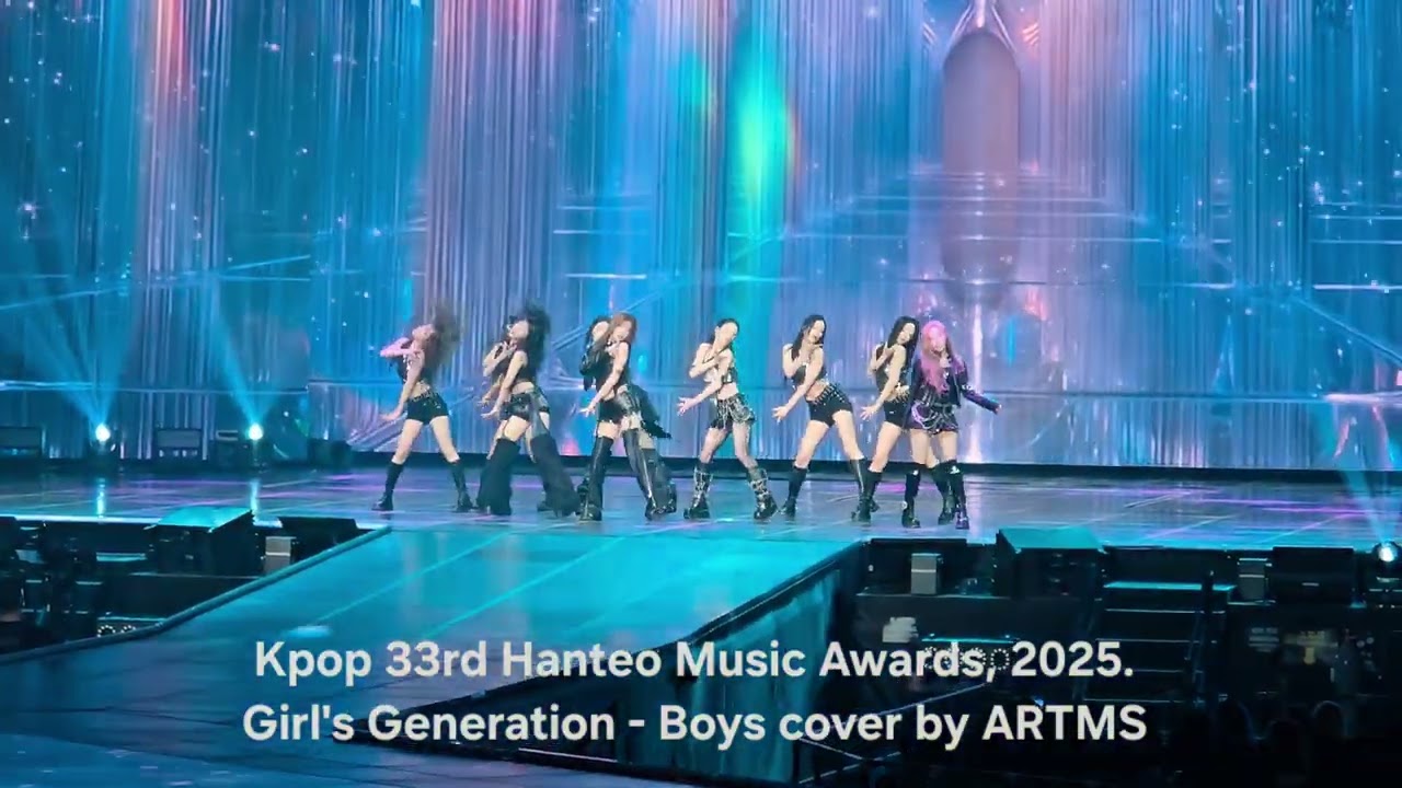 Kpop 33rd Hanteo Music Awards: Girl's Generation - Boys cover ARTMS Copyright by Agora Music Channel
