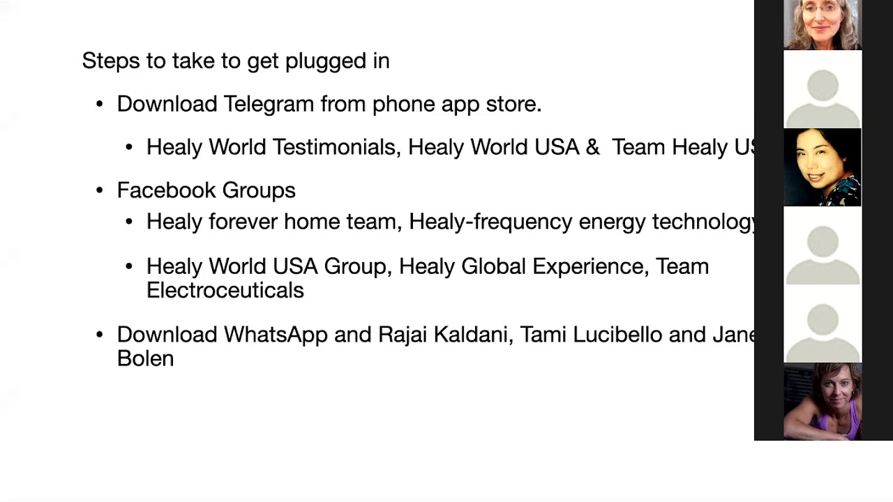 Healy The World   Team Call   Getting started