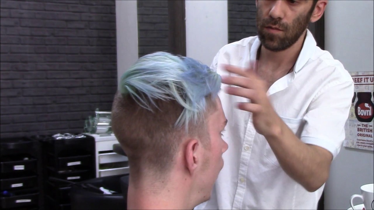 3. "10 Stylish Ways to Rock Aqua Blue Hair on Guys" - wide 2