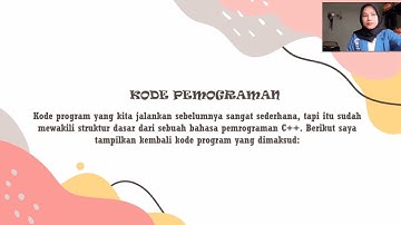 Tugas Video - Konsep Pemrograman Terstruktur dan Bahasa C++