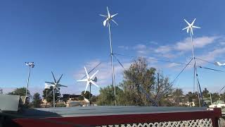 Only 7 Wind Turbines Up  -  Back on 8th July 2025