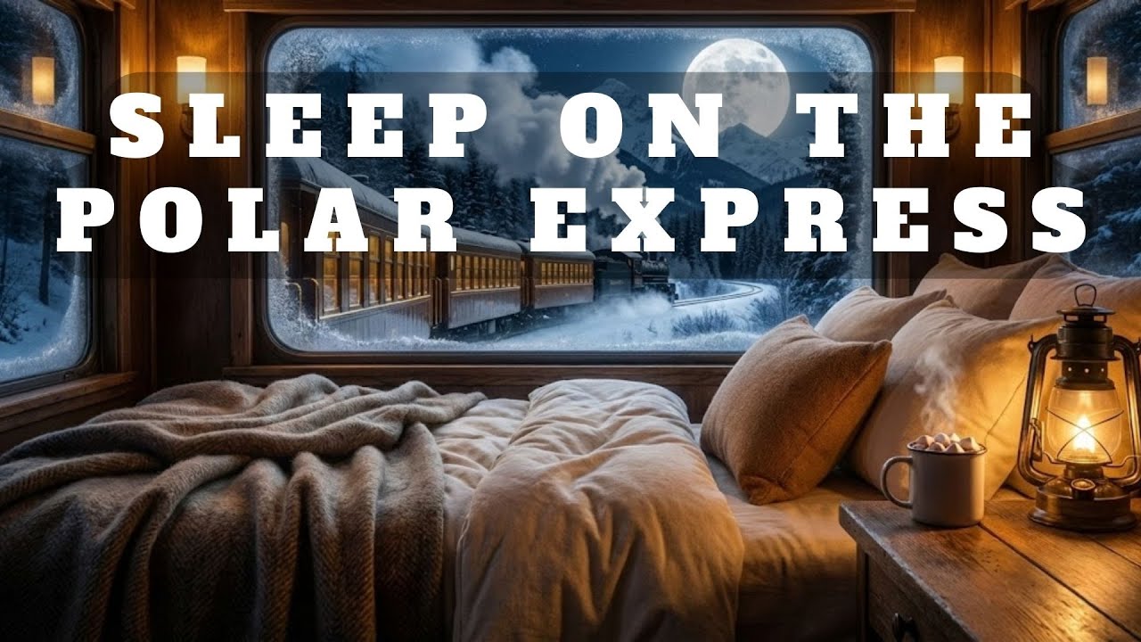 Leave Your Worries Behind Snowy Train Ride to Deep Sleep  Bedtime Story for Grown Ups🚂❄️