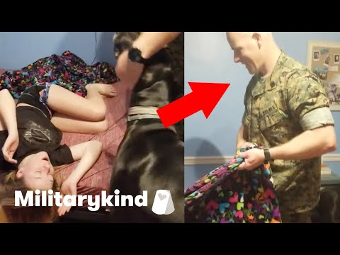 Marine dad gives family the best wake-up call ever | Militarykind