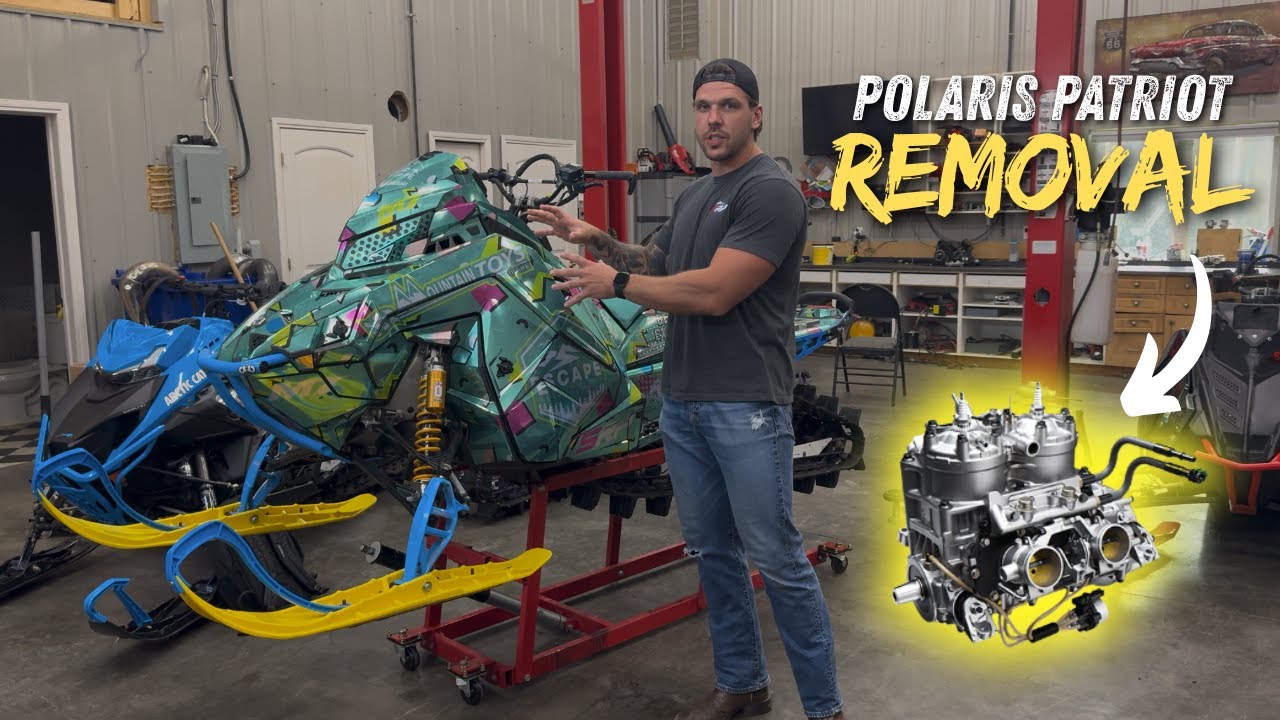 How to Remove a Polaris RMK Patriot Boost/9R/850 Engine
