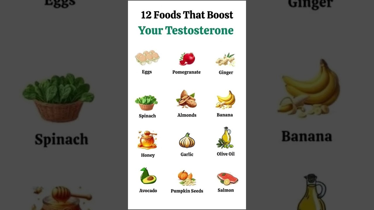 foods that can boost your testosterone 🧄 || 