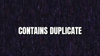 Contains Duplicate in Python — Hash Set Explained | LeetCode Easy #1