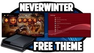 ~FREE~ Neverwinter UNDERMOUNTAIN MONSTER PS4 THEME