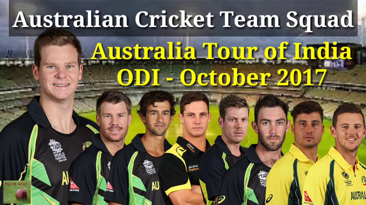 australia cricket india tour squad