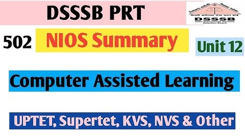 Computer/ICT// Dsssb CDP// Dsssb pedagogy/Dsssb psychology// Dsssb Prt/Dsssb Prt CDP// Nios summary