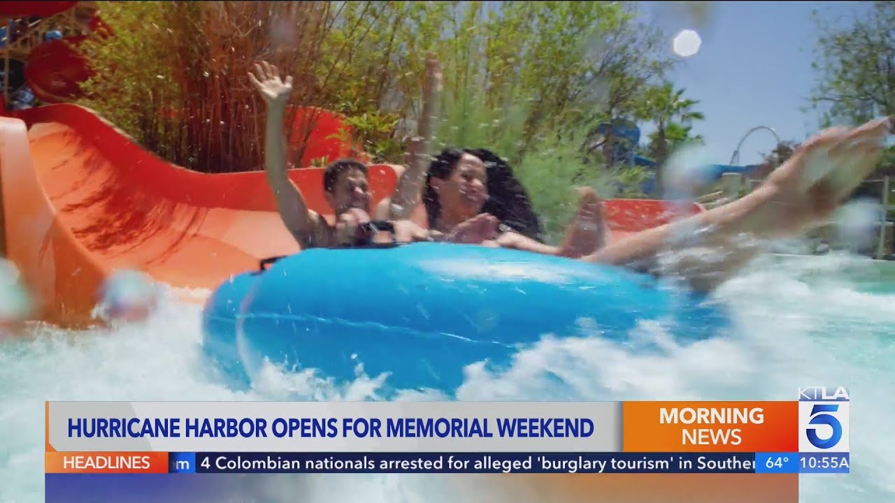 Six Flags Hurricane Harbor waterpark to open Memorial Day weekend - YouTube