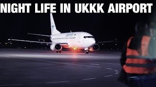 Night Life of Kiev airport