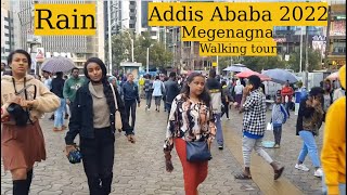 Megenagna in rain , Addis Ababa  walking tour 2022