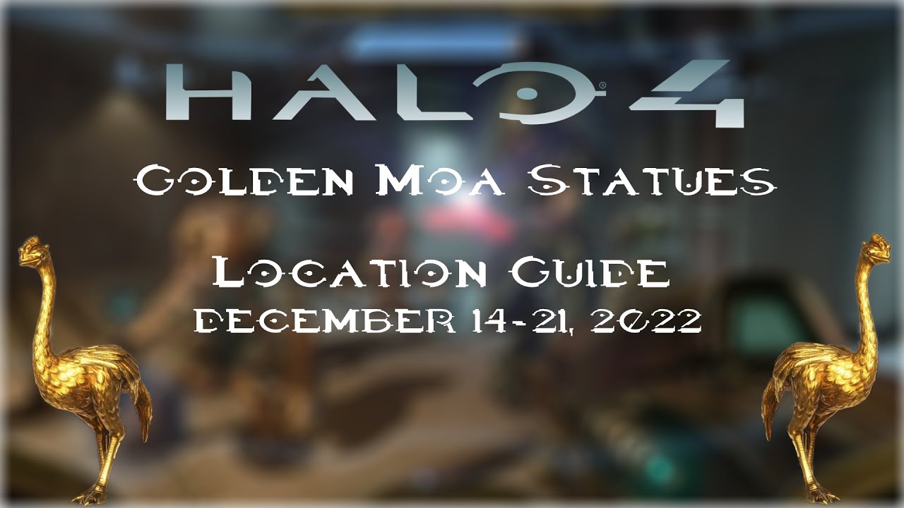 All Golden Moa Statue Locations Halo 4 (December 14th December 21st