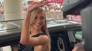 Bella Hadid Avant Sa Montée Des Marches Pour La Cérémonie Douverture Du Festival De Cannes 2025