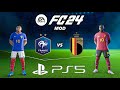 Fc 24 france  belgique  ps5 mod ultimate difficulty career moder next gen