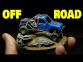 Custom Off-road Jeep mini Diorama | Scratch building and 3D modelling