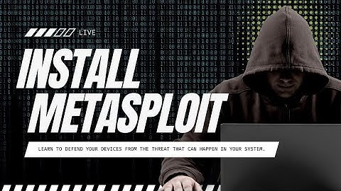 How to Install Metasploit Freework on Windows 11 🔴 Live