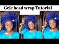 Simple way to tie asoke for beginners /Gele Headwrap Tutorial