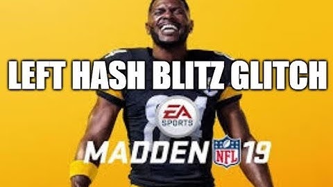 Madden 19 Glitches Cheats and Tips - Left Hash Blitz Glitch