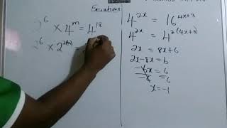 Equations raised to power (cxc)