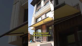 Cassette Awning, custom size, electric, LED light