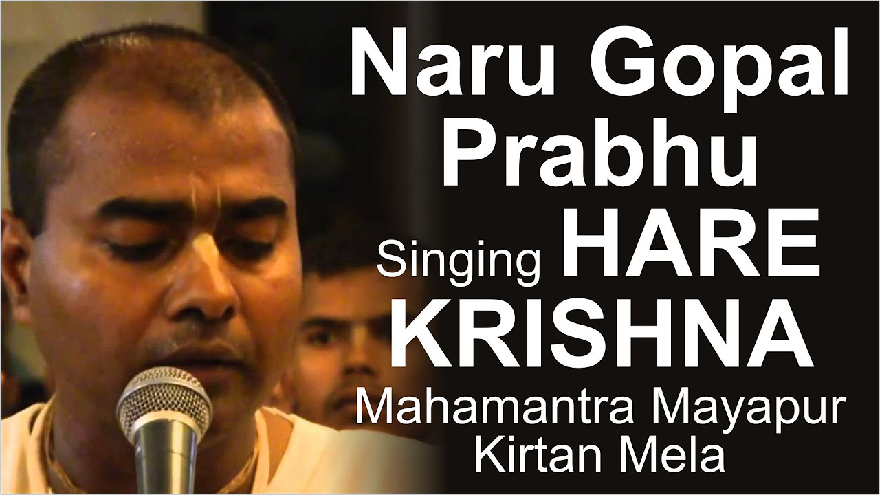 Naru Gopal Prabhu Singing Hare Krishna Mahamantra  Mayapur Kirtan Mela 2015  Day 4