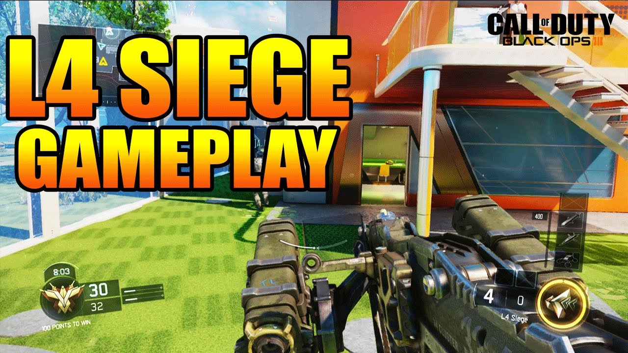 BRAND NEW L4 SIEGE GUN GAMEPLAY!!!